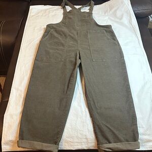 Aerie Werk & Play Corduroy Overalls Size S